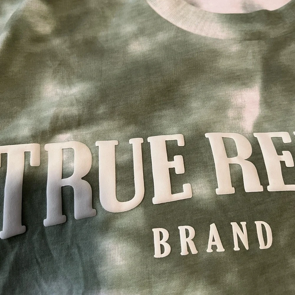 True Religion Mens Tie Dye Logo Tee NWT